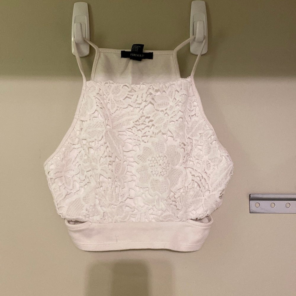 White Crop Top
